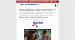Desktop Screenshot of mathe-kaenguru.ch